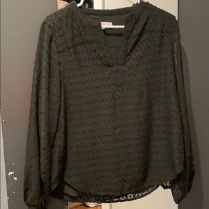 Dark green blouse